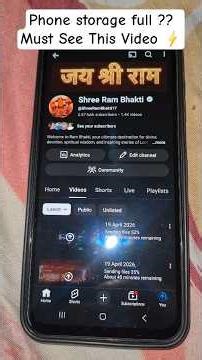 Phone Hang Ho Raha? 😡 Yeh YouTube Trick Try Karo (Storage Fix) #secret #tricks #trick #shorts