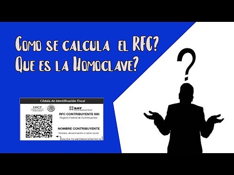 What is the Homoclave and how is the RFC calculated?