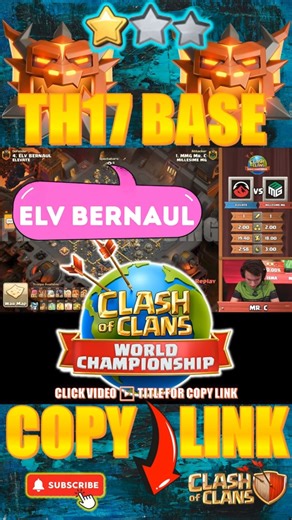 CLASH OF CLANS WORLD CHAMPIONSHIP LAYOUT LINK EPS.2