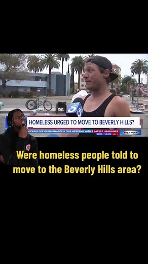 Were homeless people told to move to the Beverly Hills area? #news #homelessawareness #xyzbca #california #pov #explore #beverlyhills