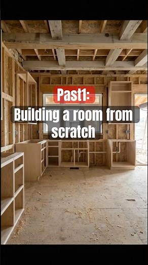 PART1: Building a Room From Scratch | Step-by-Step Construction & Finishing