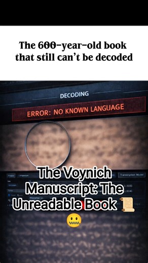 The Voynich Manuscript: The Unreadable Book 📜🤐 #voynichmanuscript #voynich #history #historyfacts