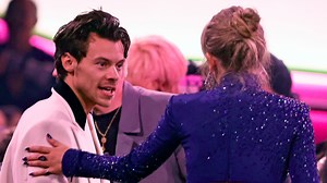 344K views · 31K reactions | Taylor Swift and Harry Styles reunited at the GRAMMYs on Sunday night, a decade after their brief romance. Taylor was spotted walking to Harry’s table to congratulate him after winning Best Pop Vocal Album. | Entertainment Tonight | Facebook
