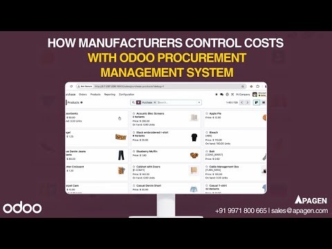 Odoo Procurement Management System: Automate Inventory, Vendors & Payments | Live Odoo Demo