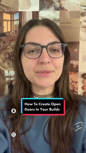 Sims 4 Tutorial: Creating Open Doors in Base Game Builds