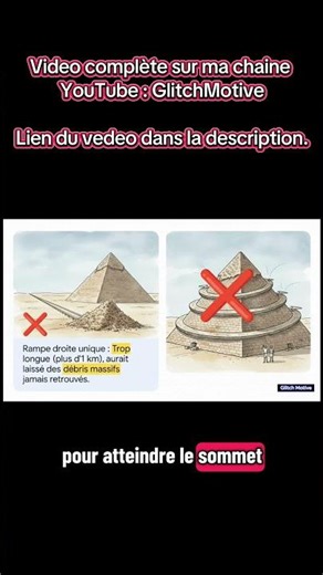 La construction de la Grande Pyramide un défi monumental #shorts #pyramides #egypt