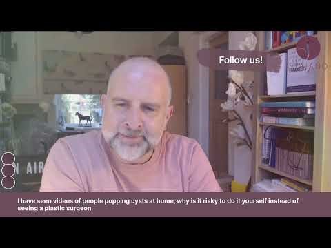#AskJJ Why is it risky popping your cyst at home?