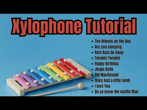 Xylophone Tutorial for Beginners 🎼 | 10 Easy Songs for Kids & New Learners