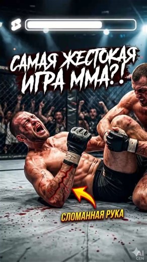 Самая ЖЕСТОКАЯ игра про ММА, которую забыли! 💀#shorts