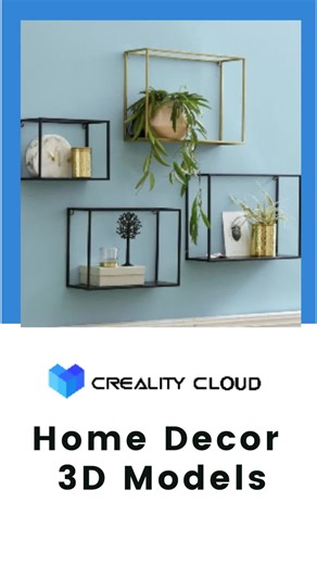 Home Decor 3D Models - Elevate Your Interior Design | Creality Cloud #crealitycloudfr #crealitycloud #3dprinting #creality3d #3dprinter #3dmodel #3dmodeling #stlfiles #homedecor #Home Decor Planning
