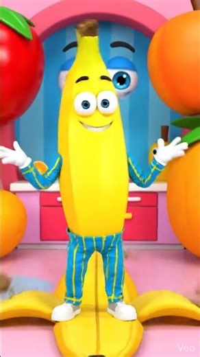 Banana Pajama Party Dance #Kids #Funny #Shorts #Banana #Cartoon #Giggles