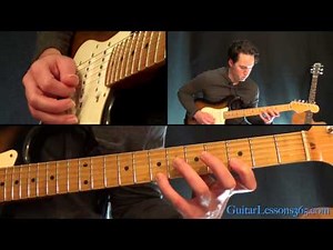 Jump Guitar Lesson - Van Halen - Keyboard Solo on Guitar