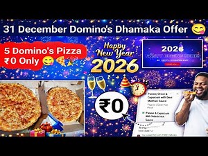 5 Domino's Pizza 🍕 ₹0 Only 😋 | dominos coupon code today | Dominos pizza offer coupon code today