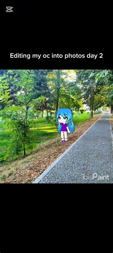 Editing my oc into photos day 2 #fypシ゚viral #art