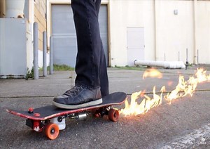 Build Your Own Flamethrower Skateboard With These Simple Instructions