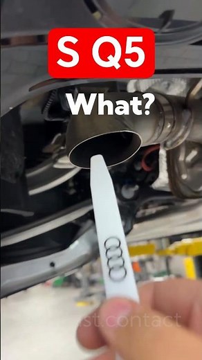 Audi SQ5 Exhaust Tips - Convert Fake Tips to Real → 80A071904