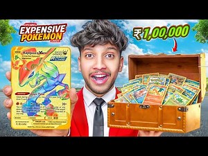 UNBOXING POKÉMON EXPENSIVE CARDS! 🤑 ₹1,00,000 WORTH