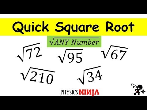 Math Trick: Find the square root (approx) of a number really fast