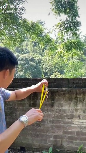 8mm steel ball, one shot off the target #slingshotking #outdoors #tiktok #slingshot