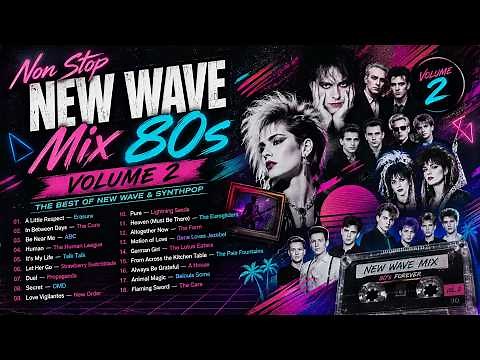 Non Stop New Wave Mix 80s Vol. 2 | Best New Wave & Synthpop Hits of the 80s | Retro 80s Music