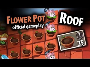 Plants vs Zombies 2 Chinese - Roof and Flower Pot - Memory Lane Official Gameplay