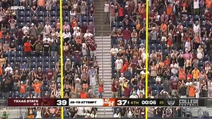 Sam Houston beats Texas State on late field goal