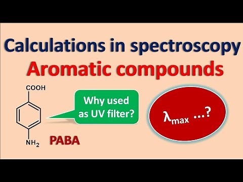 Estimation of lambda max in aromatic compounds