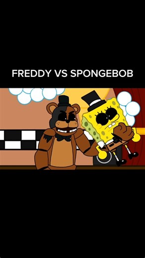 FNAF Meets FNAS | Freddy vs SpongeBob Animation Edit #shorts