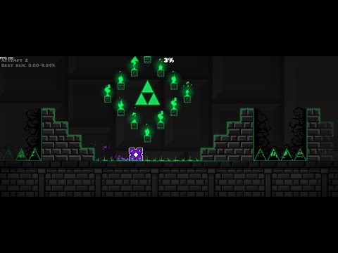 Geometry Dash FOREST TEMPLE( new hardest)
