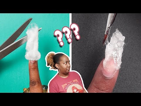Following a Nail Hack Video - Fake Nails with Cotton?