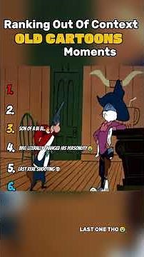 RANKING OLD CARTOON OUT OF CONTEXT MOMENTS😭