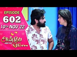 Anbe Vaa Serial | Episode 602 | 10th Nov 2022 | Virat | Delna Davis | Saregama TV Shows Tamil