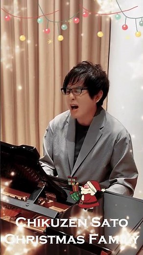 佐藤竹善 新曲「Christmas Family」弾き語り(サビ)♪ #shorts #piano #christmas #クリスマス #christmassongs