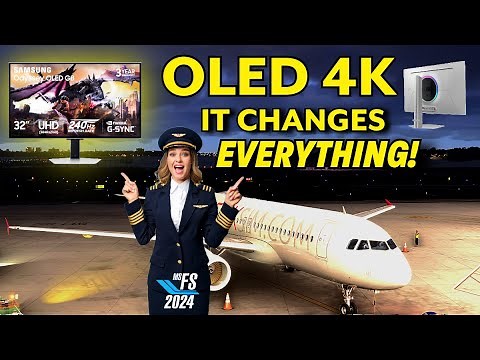 The BEST Monitor for MSFS 2024 | OLED 4K Goes Next Level!