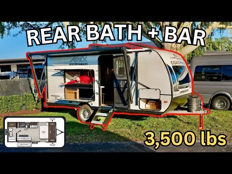 2026 Coachmen Apex Nano 181RB | Under 3,500 lbs, Rear Bath & Bar-Top Lounge