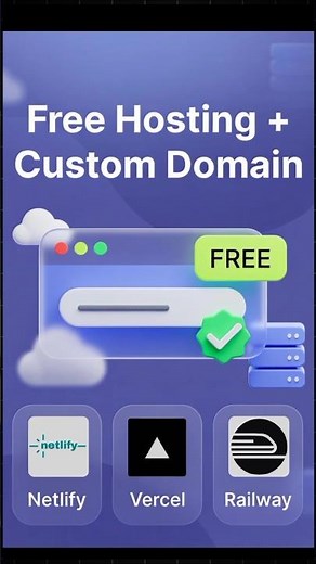 Free Hosting + Free Custom Domain! how to host website for free #webhosting #freehosting #freedomain