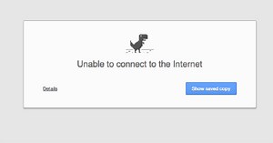 Latest builds of Google Chrome let you load cached web pages with the press of a button