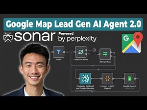 Perplexity Sonar API + Google Maps + n8n: Lead Gen AI Agent 2.0 (No Code)