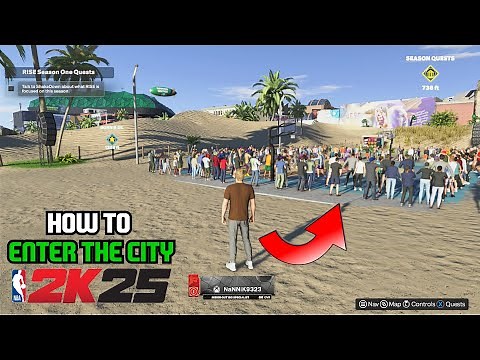 How to ENTER The CITY in NBA 2K25!