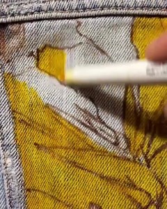 3.9K views · 54 reactions | Boreign using Jacquard Tee Juice Fabric Markers on denim. Incredible work! | Jacquard Products | Facebook
