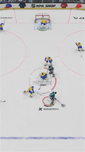 Cameron Halbert on Instagram: "Take advantage of a goalie in a screened state to score in NHL 26! #nhl #nhl26 #hockey"