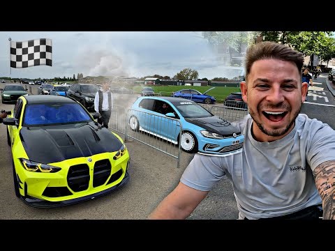 G81 BMW M3 TOURING DRAG RACING SMOKES EVERYONE! 🚀🏁