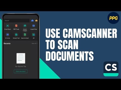 How to Use CamScanner to Scan Documents ?