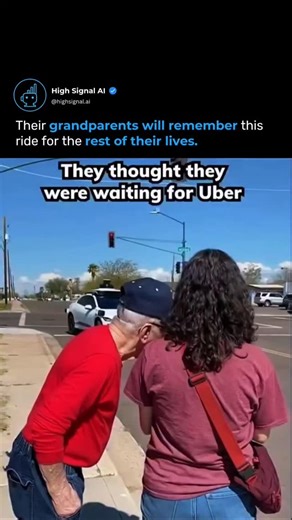 AI Updates & News • Technology • Artificial Intelligence on Instagram: "Two seniors took their first ride in a fully driverless Waymo car just as the service launched in Minneapolis. The video spread quickly online, with many people focusing less on the technology and more on their reactions, calm, curious, and genuinely excited by the experience. Waymo's vehicle handled city streets on its own, using cameras, lidar, and onboard Al to spot pedestrians, manage speed, brake, and navigate traffic w