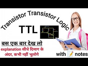 Transistor Transistor Logic (TTL) as NAND Gate Circuit,Construction and Working । Digital Electronic