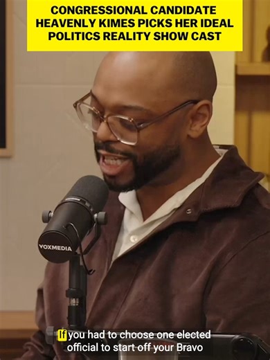 Bravo TV reality star Heavenly Kimes sits down with Vox’s Astead Herndon about why she decided to enter politics, how her experience in health care and business shapes her views on affordability, and what it’s like moving from reality TV to the campaign trail. They also chat about the growing overlap between politics and pop culture — and how reality TV personality skills translate to public office. Listen to the full conversation wherever you get your podcasts. #Politics#MarriedToMedicine #Real