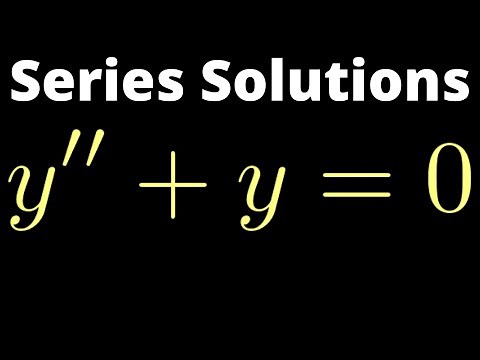 Solving a Differential Equation with Power Series: y'' + y = 0 with Initial Conditions