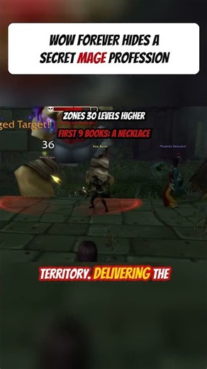 WoW Forever hides a secret Mage profession with Books to unlock!