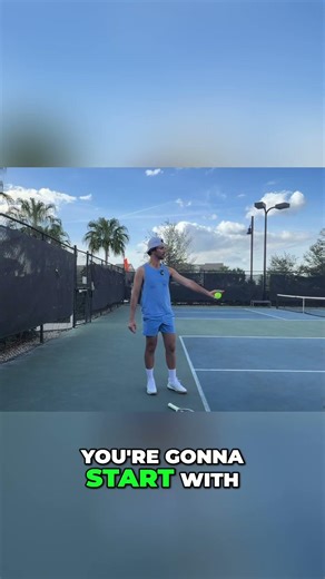 If you have a bounce serve #pickleball #pickleballtips
