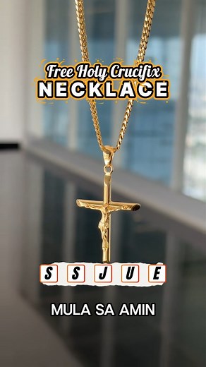 ✨ May blessing na naka-abang sa’yo! ✨ Buuin ang 5-letter word — at kapag tama ang sagot, may Crucifix Necklace kang matatanggap bilang blessing gift. ✝️💛 Walang pili-pili. Basta tama, may matatanggap ka! Ready ka na? Comment your answer below! 👇 #FaithInTheCross #PopeLeoMission #HolyCrucifix | My Faith Spirit